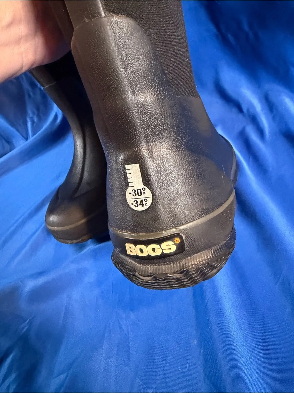 Bogs Kids Black Waterproof Pull-On Boots - Like new!